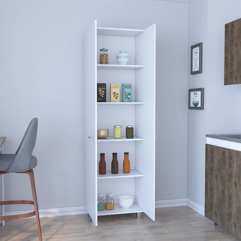 Pantry Cabinet Phoenix, Kitchen, White