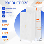 GAIOUS 71" Tall Kitchen Pantry Cabinet,Metal Storage Cabinet White Cupboard | Steel Office Cabinet, Freestanding Bookcase with 2 Doors and 4 Adjustable Shelves, Bathroom Kitchen Home Garage Tool Cabinet