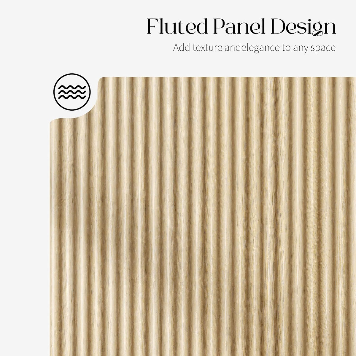 Sideboard Buffet Cabinet with Storage - 47" Fluted Coffee Bar Cabinets Credenza with Adjustable Shelves, Accent Buffets & Sideboards Console, Wood Side Board for Living Room, Kitchen, Entryway