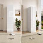 Kitchen Pantry Cabinet, 70.9" Tall Pantry Storage Cabinet with Doors, 3 Drawers, Shelves and Right-Side Door Racks, Freestanding Kitchen Storage Cabinet for Kitchen and Home, White