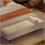 Modern Bedroom Bench, Entryway for Living Room End of Bed Accent Ottoman Entryway(120 * 40 * 55cm)