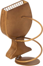 Vintiquewise Decorative Metal Goblet Shape Wine Bottle and Cork Holder A Unique Home Decor Piece and Countertop Accessory for Kitchens, Bars, and Dining Rooms - Great Collection for Wine Lovers