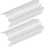 MDEOOSKY 50pcs Greenhouse Glazing Clips Stainless Steel W Type Clip Leaf Spring Clips Mini for Hanging Leaf Spring Clips Wire Fixing Clips for Greenhouse Glass