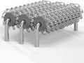 Replacement Brush Head for Bristle Free Grill Brush–304 Stainless Steel Mesh+Safe Silicone Sponge Spinning Design Full-Angle Clean, Sturdy/Heat Resistant, Compatible with HOUSE AGAIN Grill Clean-3pcs
