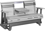 LuxCraft Plain Glider - 5' - Available in 14 Colors(Dove Grey on Slate)