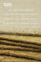 Coco Liner Roll, Extra Large 16x160 inch Natural Coconut Liners for Planter Flower Basket, Natural Coconut Fiber mat, Garden Decoration, Animal pet pad, Reptile Carpet