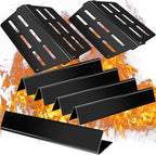 7620 7622 Flavorizer Bars 17.5 inch and Heat Deflector for Weber Genesis Grill Parts Genesis 300 320 330 S310 E310 Grill Parts with Front Control, Grill Replacement Parts for Weber 7621 65505