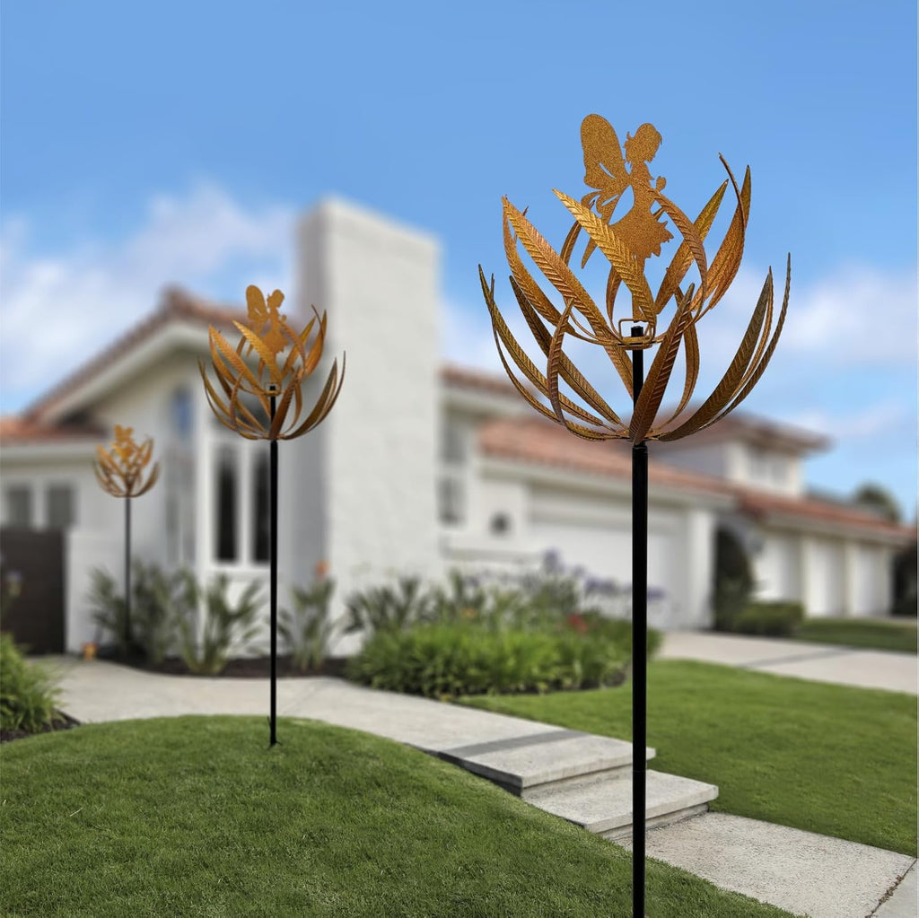 Wind Spinner for Yard and Garden Metal Kinetic Wind Sculptures for Outdoor Decorations(63 x 12.99 inches)
