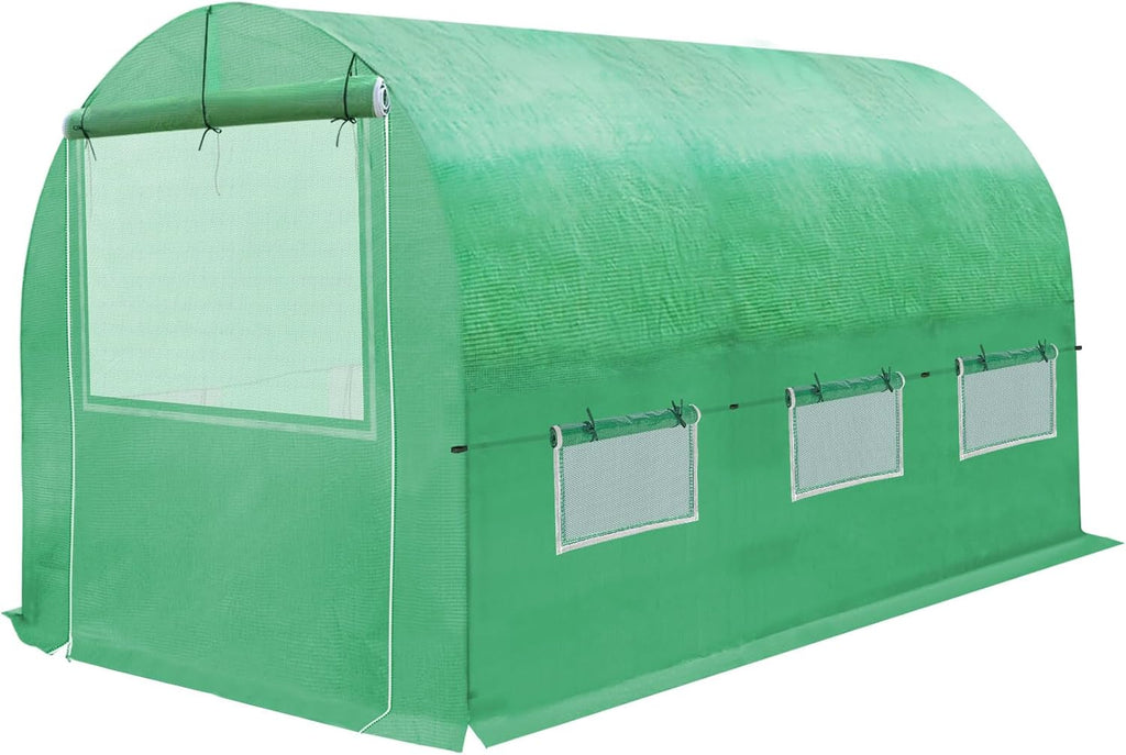Strong Camel Replacement Greenhouse Cover for Walk in Greenhouse Frame Green House Top Cover (Frame NOT Included) (10 x 7 x 7ft)