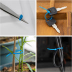 6 Inch White Zip Tie 1000 PCS, 18 Lbs - Small to Medium Zip Tie, Nylon PA66 UV Resistant Cable Tie for Indoor and Outdoor Use - Ideal for bundling and securing objects