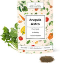 Woods Creek Seeds: Arugula Astro Seeds for Planting - Over 1,300 Heirloom, Non-GMO Arugula Seeds for Planting - Fast-Growing Astro Seed Pack for Gardening Indoors or Outdoors - Ideal for Green Salad