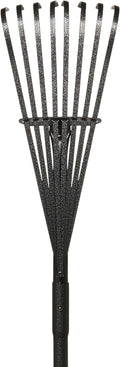 Yard Butler World’s Greatest Shrub Rake | Heavy Duty All Steel Rake with Ergonomic Garden Claw, 20 Free-Floating Tines & Long Metal Handle – Lawn, Yard, Bed, Landscape for Leaves, Grass & Debris, 8"
