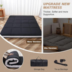 Japanese Floor Mattress - Extra Thick Foldable Twin Size Futon Mattress - Memory Foam Sleeping Pad for Adults - Tatami Mat Suitable for Camping & Guest