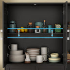 Loomie Kitchen Pantry Storage Cabinet, 64" Tall Freestanding Cupboard | Food Pantry Cabinet with Doors & Adjustable Shelves & 5-Tier External Shelf for Dining Room (Black)