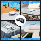 for Starlink Mini Mount,Starlink Mini Car Mount with Anti-Theft Car Mounting Kit for RV Trailer Yacht (Aluminum Made)