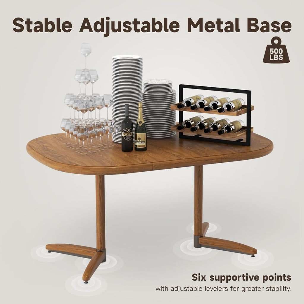 Chromcraft 5-Piece Table Set for 4 Expandable Table with 4 Chairs Table and Chairs Set Kitchen Room Furniture
