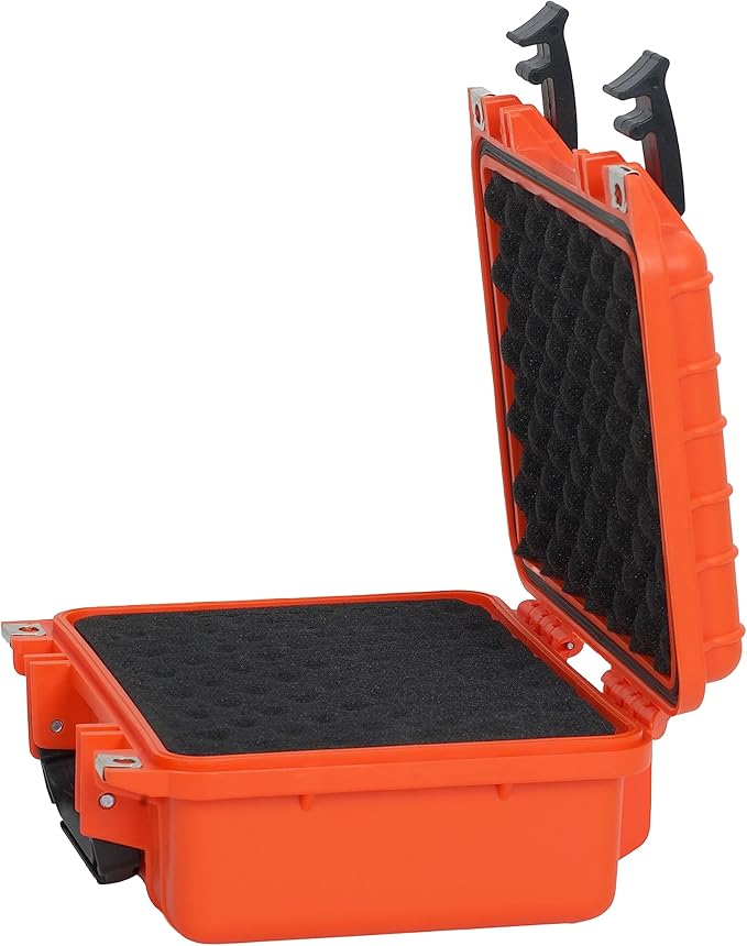 MEIJIA Portable All Weather IP67 Waterproof Protective Case,Hard Camera Case,Dry Case with Customizable Foam,Fit Use Of Drones,Camera,Equipments,10.62 x9.68x4.87inches