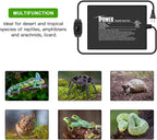 iPower 6 by 8-Inch 8 Watts Reptile Heating Mat with Temperature Controller Under Tank Warmer Terrarium Heat Pad for Reptiles and Amphibians, Black