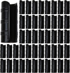 80PCS 1 inch Greenhouse Clips Black Greenhouse Clamps Black Plastic Clamps Garden Buildings Tube Clips for PVC Pipe Greenhouse Films, Sunshade Nets, Shelters, Farming, Gardening
