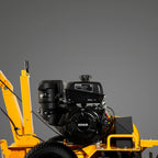 429cc 14HP Kohler Gas Powered E-Start Cable Ditching Mini Trencher,24'' Trench Depth, 27pcs Carbide Alloy High-Pressure Teeths,TCR1500 (Yellow)