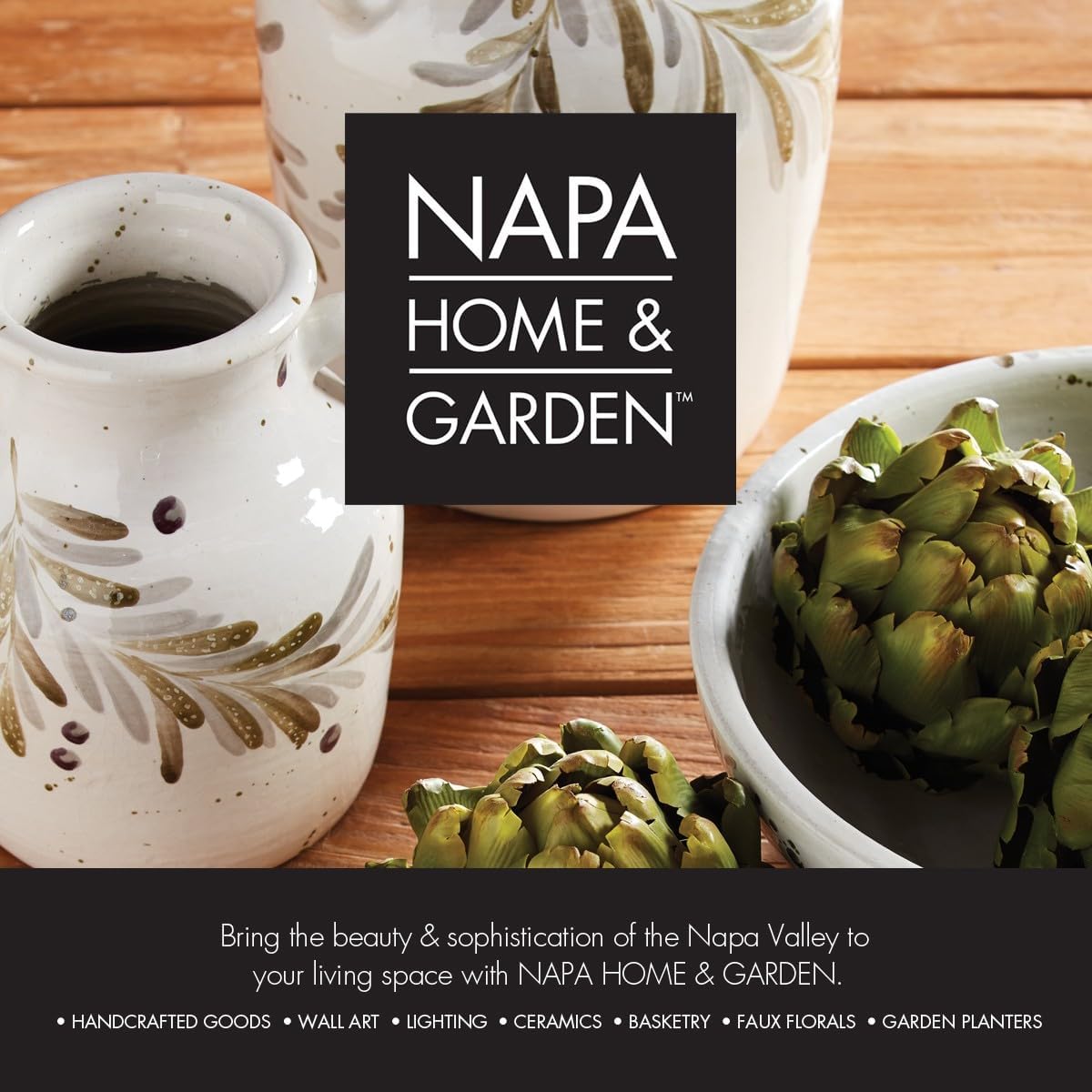Napa Home & Garden Jute Round Pouf - Natural Jute & Foam Cotton - Firm Seating Tan