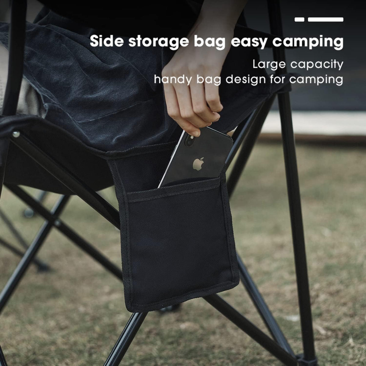Damei century 4Pack Folding Camping Chairs, Portable for Beach, Lawn | Lightweight, No Assembly,Portable,Save Space