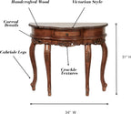 Touch of Class Traditional Delegato II Console Table, Natural Cherry Finish