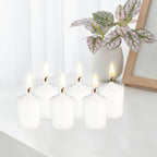 White Unscented 15 Hours Votive Candles