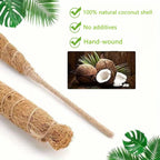 Moss Pole,63 Inch Monstera Plant Support, Upgraded 7mm Aluminum core Moss Poles for Climbing Indoor Plants DIY, Coco Coir Plant Pole Moss Plant Stick Support Stake Kit for Potted Plants Pothos
