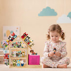 for House Toniesbox Shelf,Compatible with TonieBox 1 and Toniebox 2 Storage Toniebox Organize Display Shelf for 70-80 Tonies Figures Holder Compatible Charging Station for Kid's Room