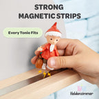 Cloud Shelf for Tonie Box and Tonies (up to 20 Figures) - Magnetic Wall Mount Storage Organizer Display Stand