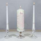 Unity Candle with Holder,Unity Candles for Wedding,Unity Candles,Wedding Candles for Ceremony witih 6.4FT Ribbon,Suitable for Weddings,Anniversaries or Special Events