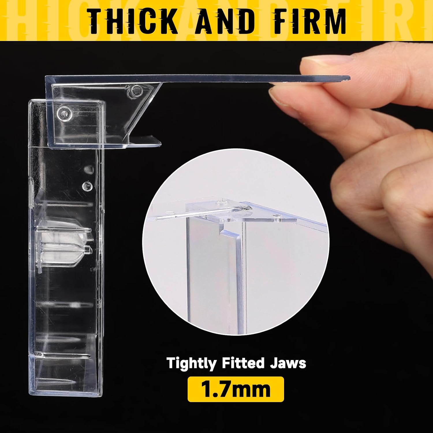 25-Pack Audio Cassette Storage Cases - Clear Plastic Cassette Tape Cases - Storage Solution 4.28" L x 2.75" W x 0.6" H