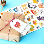 Cute Dog Stickers Puppy Pet Decal Sticker 780 Counts Party Gifts Goodie Bags Decor School Reward Animal Birthday Party Favors Vinyl Waterproof Dog Water Bottle Laptop Stickers Invitation Decor