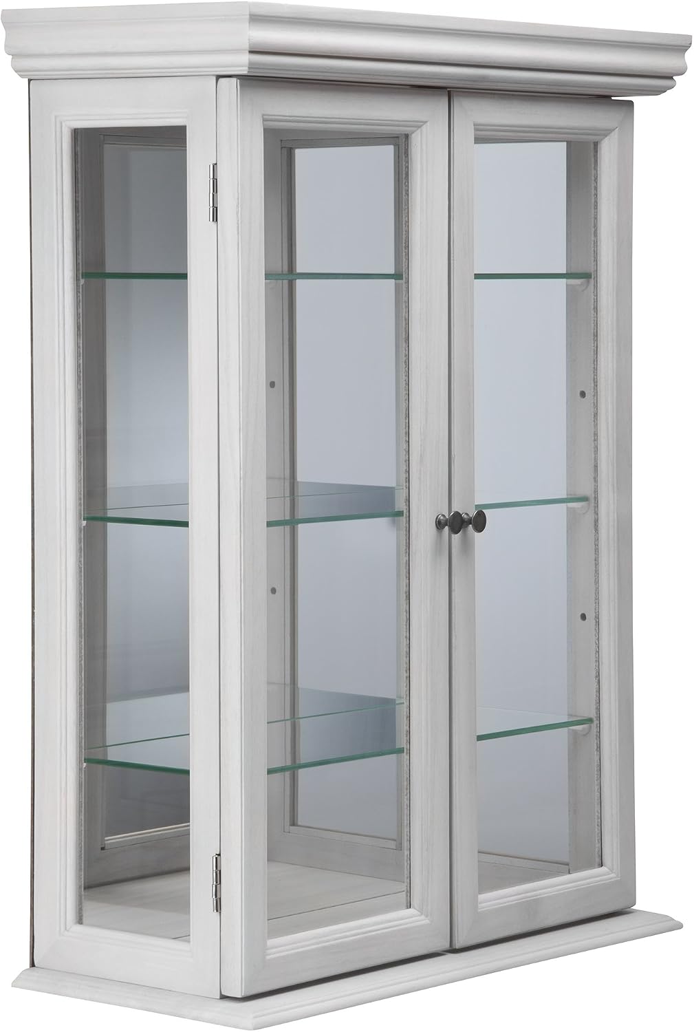 Design Toscano Country Tuscan Wall Curio Display and Storage Cabinet, 20 Inches Wide, 7 Inches Deep, 26 Inches High, Lily White