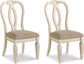 Signature Design by Ashley Realyn Dining Chairs, Set of 2, French Country