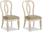 Signature Design by Ashley Realyn Dining Chairs, Set of 2, French Country