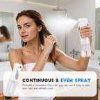 3 Pack Continuous Spray Bottle for Hair, 6.8 OZ Ultra Fine Mister Sprayer