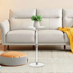 Acrylic Side Table, Modern Round Transparent Table For Small Spaces, Stylish Furniture For Living Room, Bedroom, Office