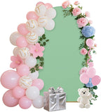7.2FT Wedding Arch Covers Arch Backdrop Cover Arch Stand Covers Set Arch Cover Spandex Fabric Stretchy Backdrop for Wedding Birthday Party Decoration Baby Shower (Mint Green)