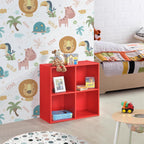 KB Designs - 4 Cube Storage Organizer Shelf - Modern Small Compact Organizer for Bedroom, Closet & Living Room, Sturdy Wooden Books Toys Storage Solution & Home Organization