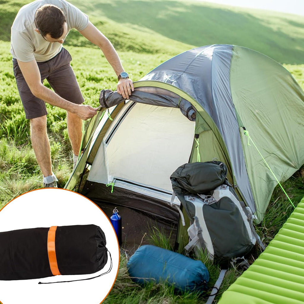 48" x 11" Large Camping Chair Storage Bag, 600D Oxford Cloth Chair Replacement Bag with Adjustable Shoulder Straps, Heavy Duty Carry Sack for Lawn Fishing Hammock Tent Yoga Mat