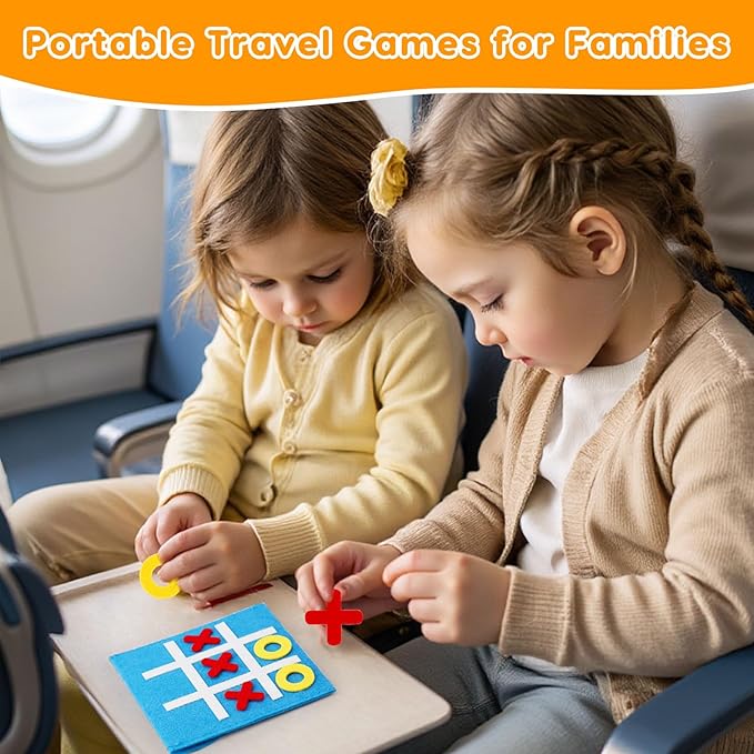 24PCS Tic Tac Toe Strategic Board Game for Kids, Birthday Party Favors Bulk for Kids 4-8 8-12 Halloween Goodie Treat Bags Stuffers Return Gifts Classroom Treasure Chest Box Toys Carnival Prizes