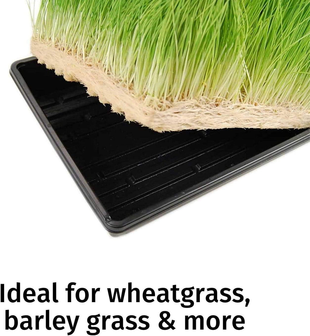 Handy Pantry Micro-Mat Minis Hydroponic Grow Pads - for Organic Production - Plant & Seed Germination: Wheatgrass, Microgreens, More - 4" x 4" to Fit 5" x 5" Greenhouse Plant Trays (96)