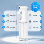 3 Pack Continuous Spray Bottle for Hair, 6.8 OZ Ultra Fine Mister Sprayer