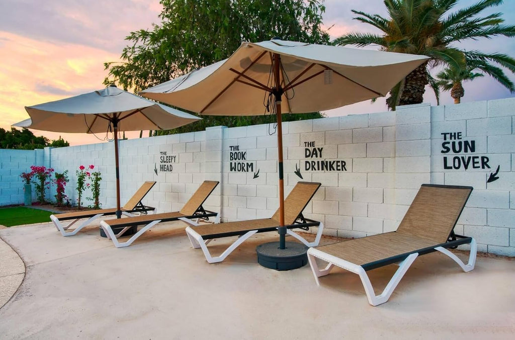 Domi Pool Patio Lounger Chair Outdoor Chaise Lounge Chair