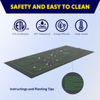 iPower Seedling Heat Mat Waterproof Durable Germination Station Warm Hydroponic Pad for Indoor Home Gardening Seed Starter
