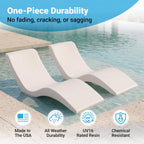 Aqua Outdoors Pool Lounge Chairs, Pool Chairs for in Pool, 9-in Water Depth