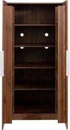62.9" Kitchen Pantry Cabinet, Freestanding Storage Cabinet with Doors and Shelves, Buffet Sideboard for Kitchen Dining Room Living Room （Brown）
