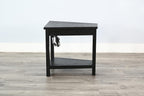 Sunny Designs Chair Side Table with Power Strip